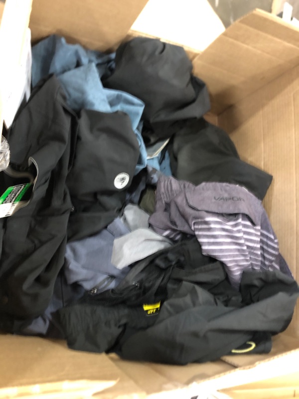 Photo 1 of box of big 5 clothing short sizes vary non-refundable