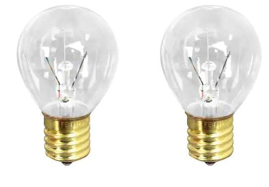 Photo 1 of 2 of- 25-Watt Soft White (2700K) S11 Intermediate E17 Base Dimmable Incandescent Light Bulb (2-Pack)
