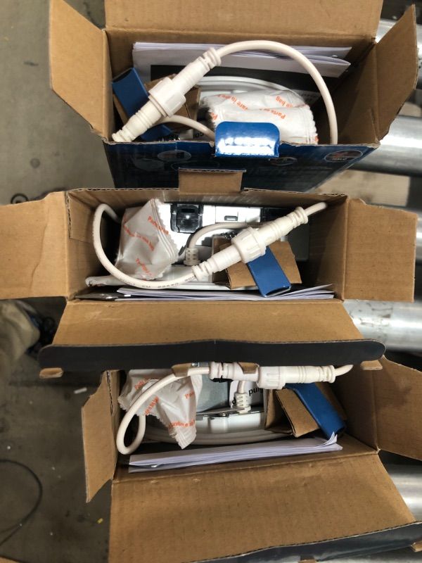 Photo 1 of 3 Pack HALO HLB 4 in. Adjustable CCT Canless IC Rated Dimmable Indoor, Outdoor Integrated LED Recessed Light Kit