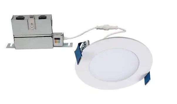 Photo 1 of 3 Pack HALO HLB 4 in. Adjustable CCT Canless IC Rated Dimmable Indoor, Outdoor Integrated LED Recessed Light Kit