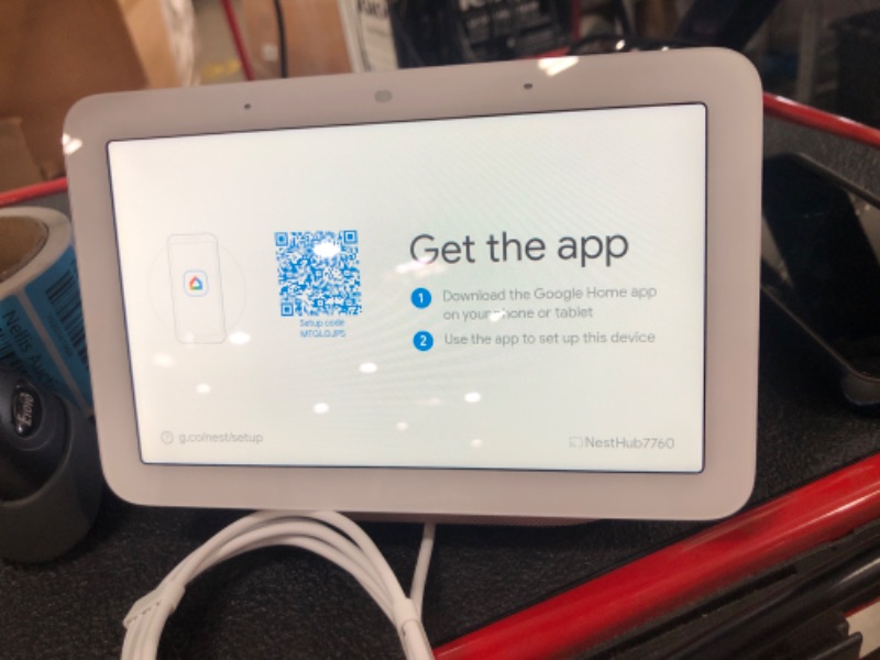 Photo 5 of FACTORY SEAL OPENED Google Nest Hub 2nd Gen - Smart Home Speaker and 7 in. Display with Google Assistant - Sand