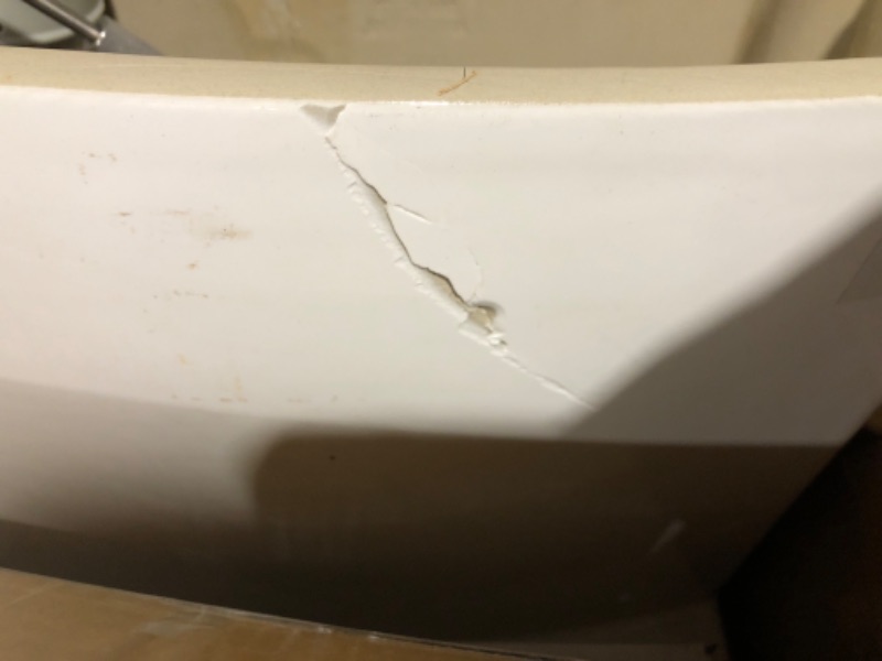 Photo 1 of (Minor Damage) Icera Malibu II 1.28 GPF Round One-Piece Toilet (Seat Included), Metal in White, Size 28.75 H X 15.5 W X 24.62 D in | Wayfair C-6360.01
