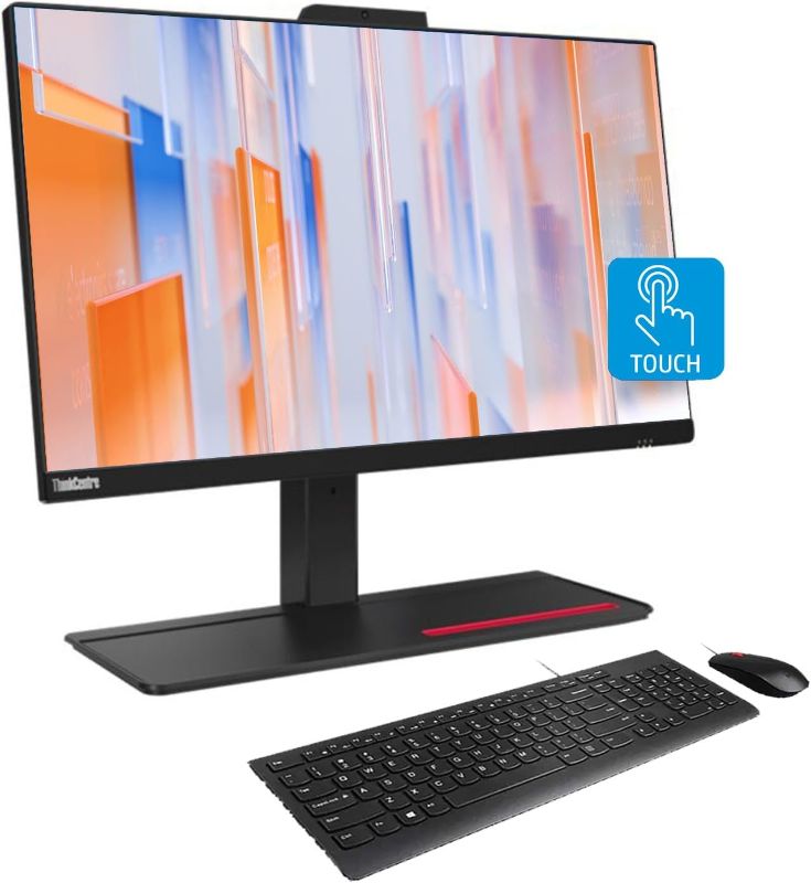 Photo 1 of LIKE NEW**Lenovo ThinkCentre M90a Business All-in-one Computer, 23.8" FHD IPS Touchscreen, Intel Core i5-10400 Processor, 16GB RAM, 1TB PCIe SSD, Wi-Fi, Webcam, DVD-RW, Windows 11 Pro, 3 Years Onsite, Black
