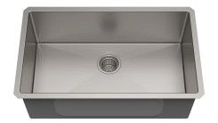 Photo 1 of 30" Single Basin 16 Gauge Stainless Steel Kitchen Sink