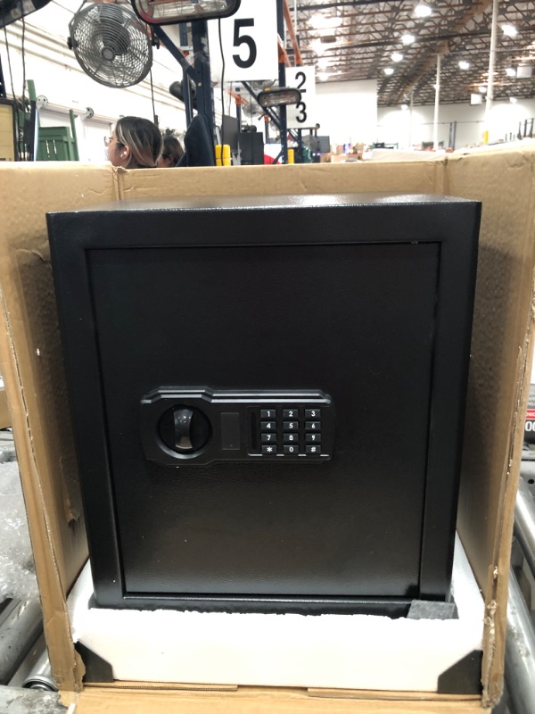 Photo 2 of [2023 NEW] 2.0 Cubic Safe Box Fireproof Waterproof, Large Home Safe with Fireproof A4 Document Bag, Keypad Led Indicator, Silent & Alarm, Combination Lock Box for Money Firearm Medicine Document