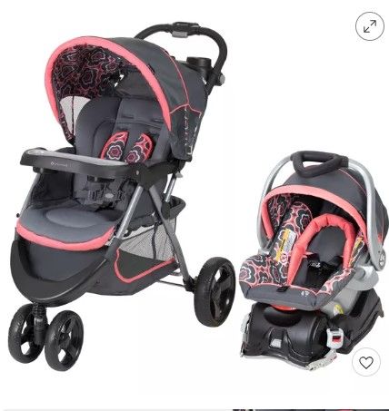 Photo 1 of Baby Trend Nexton Travel System - Coral Floral
