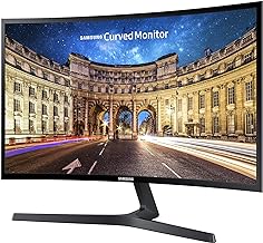 Photo 1 of SAMSUNG 23.5” CF396 Curved Computer Monitor, AMD FreeSync for Advanced Gaming, 4ms Response Time, Wide Viewing Angle, Ultra Slim Design, LC24F396FHNXZA, Black
