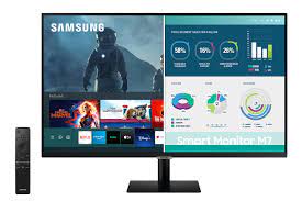 Photo 1 of STAND NOT INCLUDED******************
SAMSUNG 32" M7 Smart Monitor&Streaming TV, 4K UHD, Adaptive Picture, Ultrawide Gaming View, Watch Netflix, HBO, PrimeVideo, AppleAirplay, Alexa,BuiltIn Speakers, Remote,HDMI,USB-C,LS32AM702UNXZA,Black
