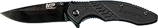 Photo 1 of 2 Pack Smith & Wesson M&P Bodyguard 6.5in Stainless Steel Folding Knife with 2.75in Clip Point Blade and Nylon Handle for Outdoor, Tactical, Survival and EDC, Multicolor,Black
