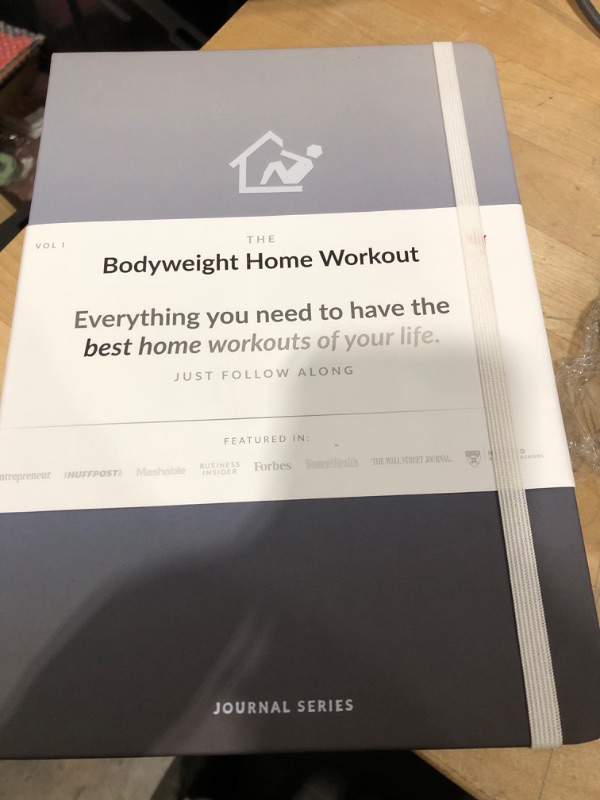 Photo 2 of Home Workout Journal: The Bodyweight Home Workout Journal and The Dumbbell Home Workout Journal. 13-Week program. At home gym, no equipment needed. Ab workout. Exact workouts, exercises, sets, reps.