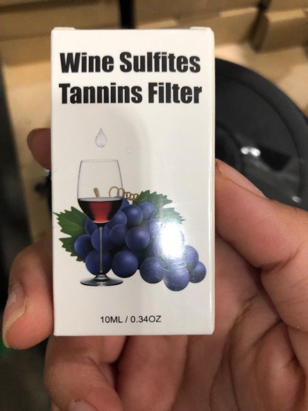 Photo 2 of , 1pk- USA Made to Naturally Reduce Both Wine Sulfites and Tannins- Wine Drops Can Eliminate Wine Sensitivities, Wine Allergies and Histamines- A Wine Wand Alternative
