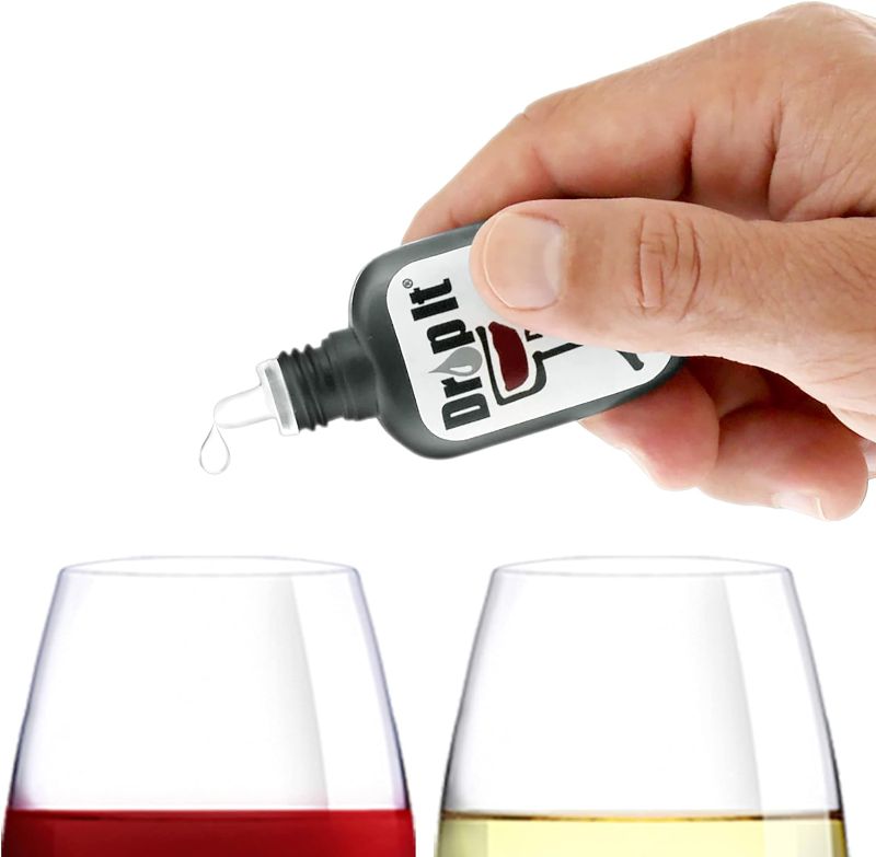 Photo 1 of  1pk- USA Made to Naturally Reduce Both Wine Sulfites and Tannins- Wine Drops Can Eliminate Wine Sensitivities, Wine Allergies and Histamines- A Wine Wand Alternative
