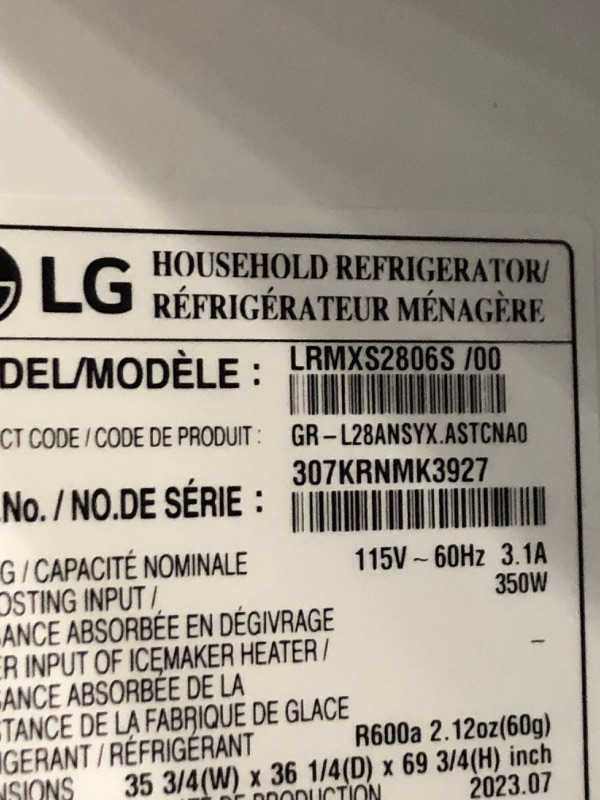 Photo 2 of LG French Door Refrigerators - Up To 29 Cu. Ft.