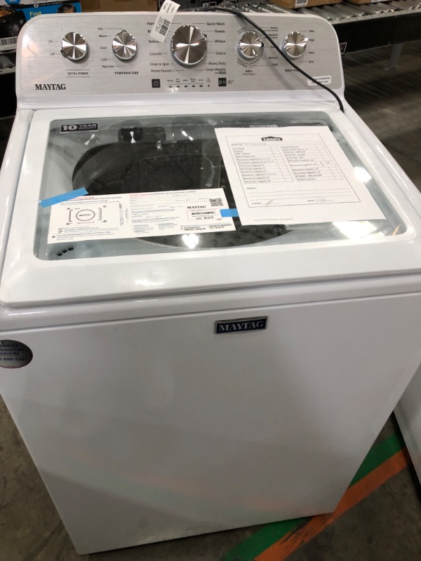 Photo 3 of MaytagTop Load Washer with Extra Power - 4.8 cu. ft.