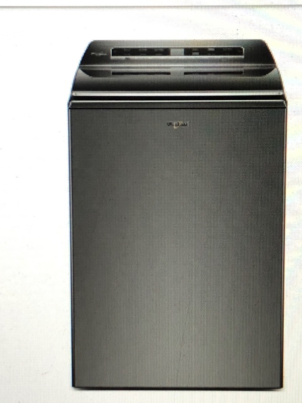 Photo 1 of Whirlpool® 5.2 - 5.3 Cu. Ft. 2 in 1 Removable Agitator Chrome Shadow Top Load Washer