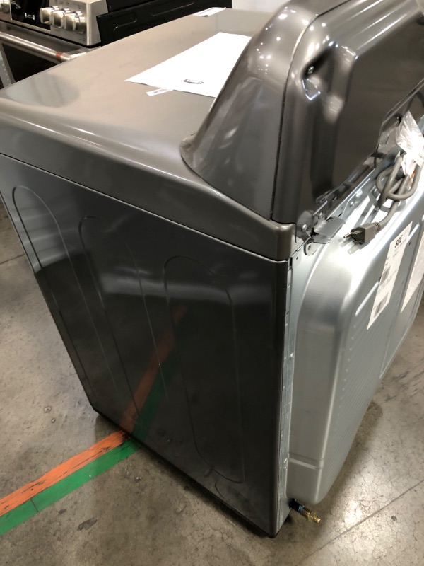 Photo 3 of LG - 7.3 Cu. Ft. Smart Gas Dryer with EasyLoad Door - Graphite Steel