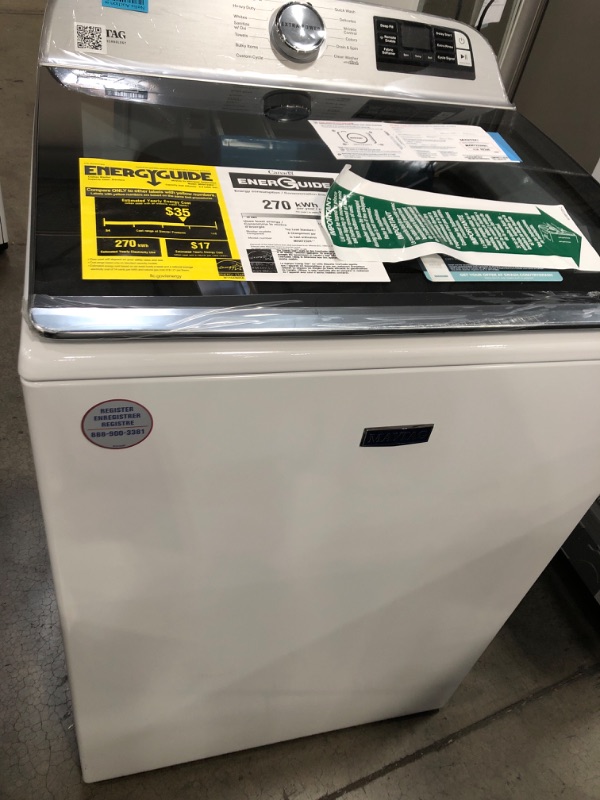 Photo 4 of Maytag® 5.3 Cu. Ft. White Top Load Washer