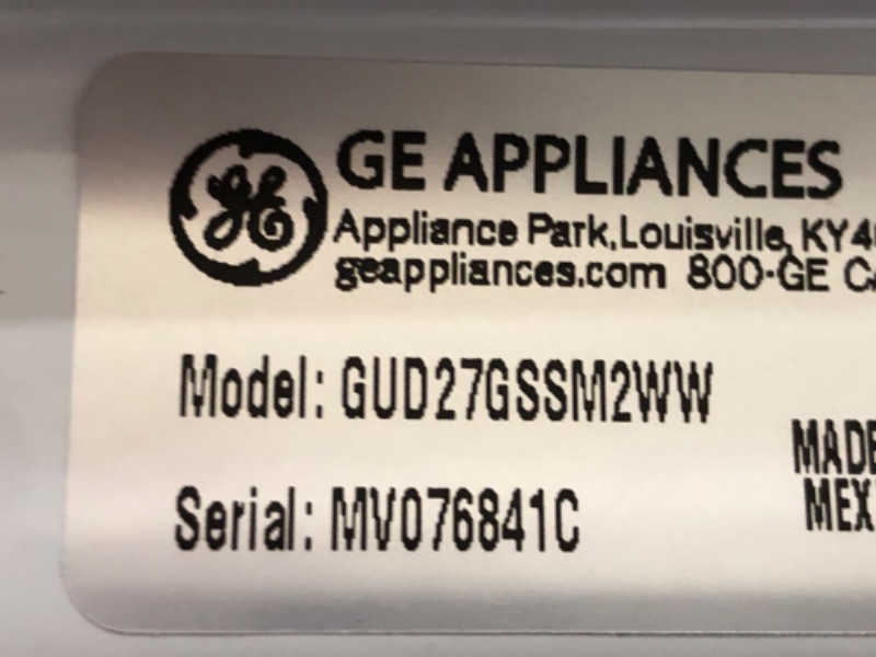 Photo 4 of GE Unitized Spacemaker® 3.8 cu. ft. Capacity Washer with Stainless Steel Basket and 5.9 cu. ft. Capacity Gas Dryer