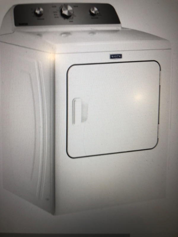Photo 1 of Maytag - 7.0 Cu. Ft. Gas Dryer with Wrinkle Prevent - White
