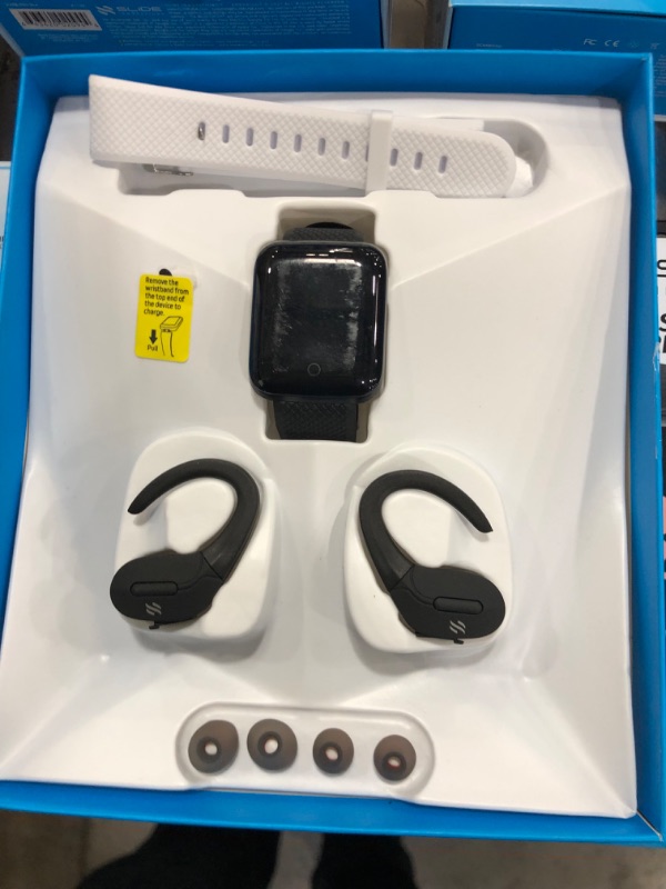 Photo 2 of Fitness Tracker Watch & TWS Sport Earhooks Earbuds
