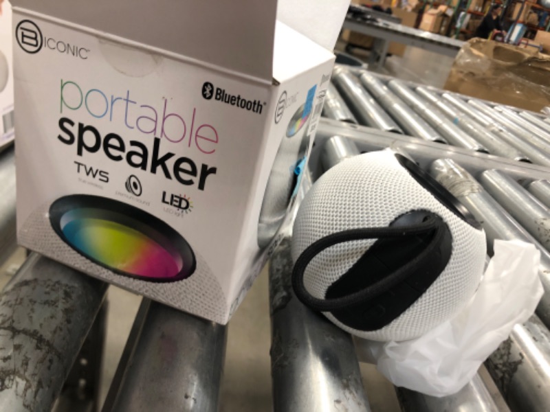 Photo 1 of Biconic Round Portable Bluetooth Speaker

