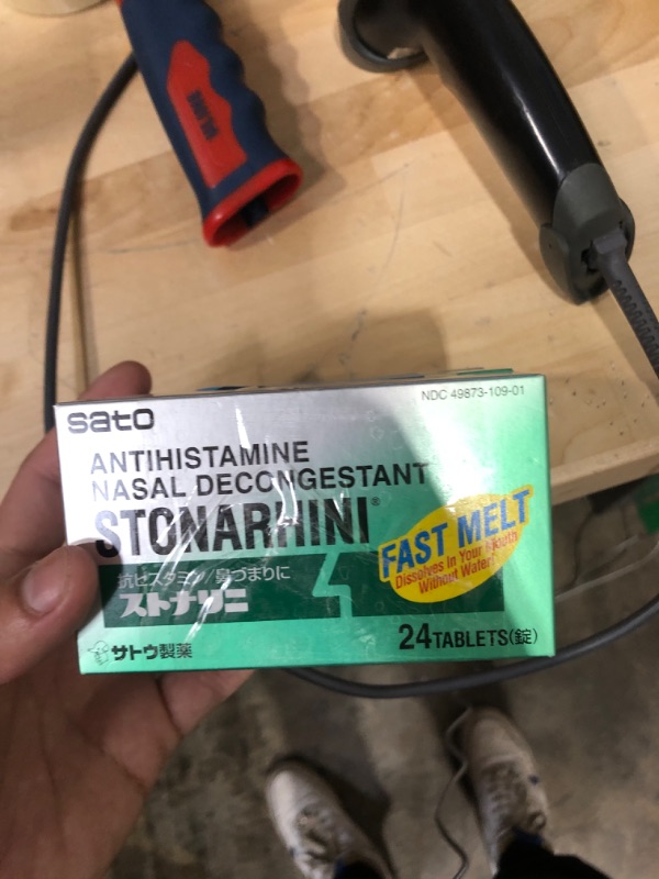 Photo 3 of 3- Sato Antihistamine Nasal Decongestant Stonarhini, 24Count