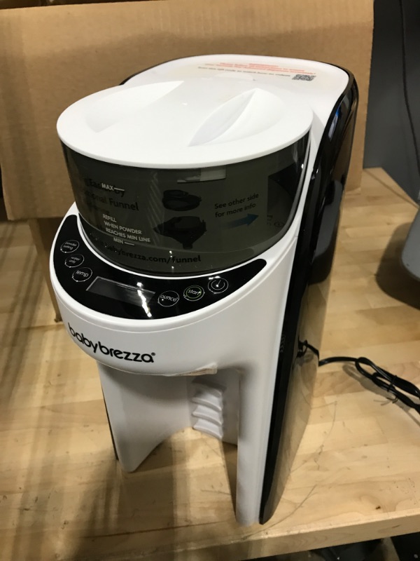 Photo 2 of Baby Brezza Formula Pro Advanced Formula Dispenser Machine - Automatically Mix a Warm Formula Bottle Instantly - Easily Make Bottle with Automatic Powder Blending, White