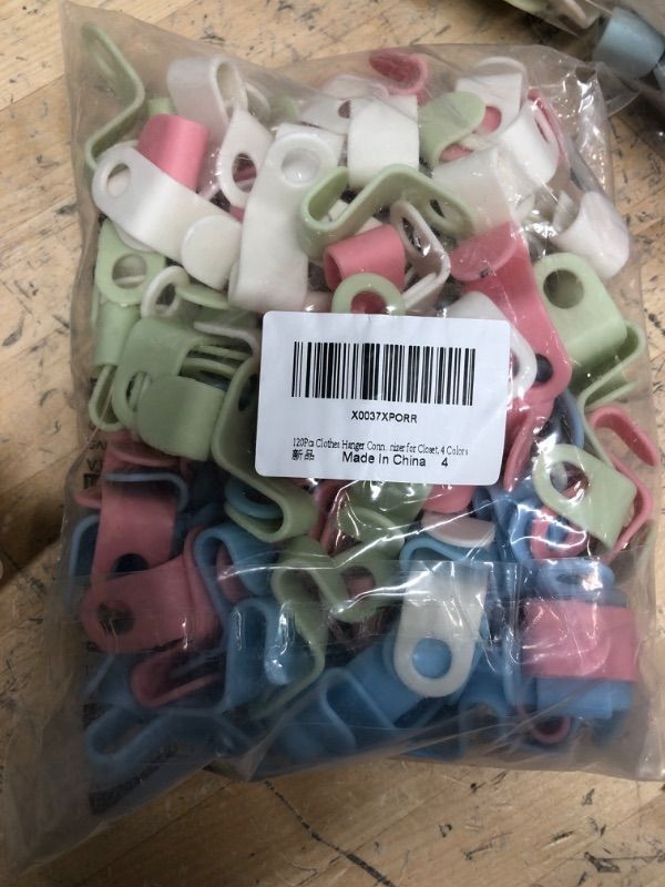 Photo 1 of 120 multi colored clothes hanger connectors