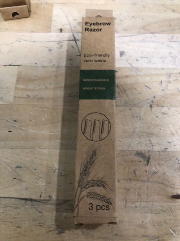 Photo 1 of 2 PACK*** Klo'ee Derma-Plane Razor | Biodegradable Face Razor | Eyebrow Shaper | Recycled Wheat Straw Material |, 3 Count (Pack of 1)