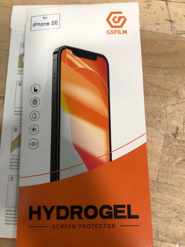 Photo 1 of 2 PACK*** AmaCase Premium Hydrogel Film Screen Protector for iPhone 13 Pro, Non-Breakable Soft TPU Transparent Protective Screen Protector (iPhone 13 Pro)
