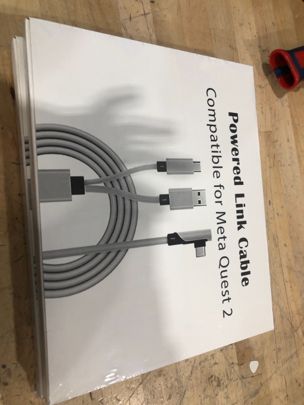 Photo 1 of VRJEUGO Compatible with Oculus Quest 2 Link Cable, 2-in-1 Powered Link Cable USB 3.0 Stream PC Games While Keeping Headset Charged, 16FT/5m