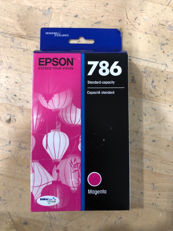 Photo 2 of EPSON 786 DURABrite Ultra Ink Standard Capacity Magenta Cartridge (T786320) Works with WorkForce WF-5110, WF-5190, WF-5620, WF-5690