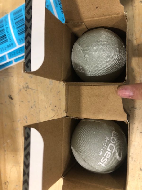 Photo 2 of 2-Logest Hand Stress Ball - Stress Reliever and Hand Exercise Ball - Stress Balls for Adults to Strengthen Grip Reduce Carpal Tunnel Pain Anxiety Finger Hand Arm Workout Therapy Ball 5 Levels Available Gray - Medium
