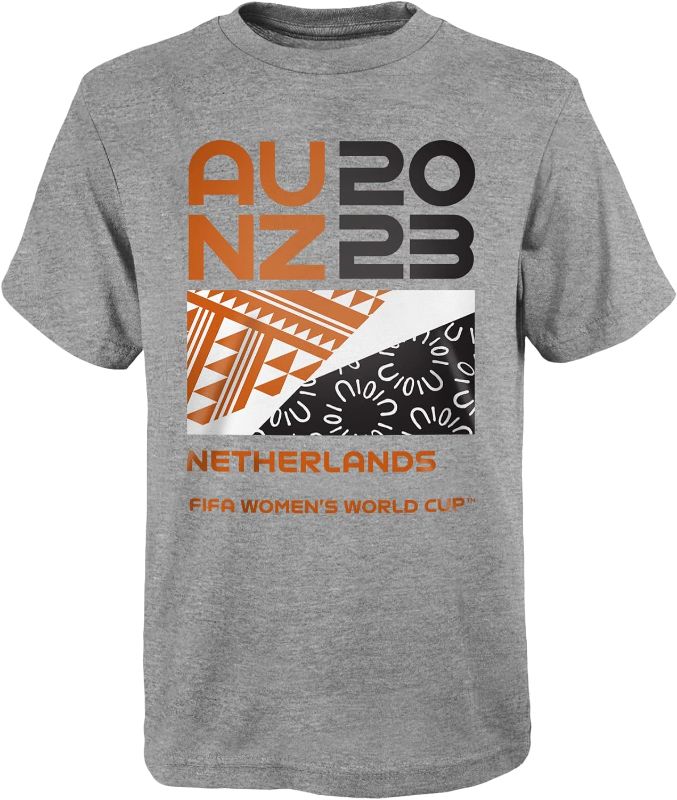 Photo 1 of Outerstuff Youth & Kids FIFA World Cup Graphic Short Sleeve Tee, Netherlands, Multicolor, Youth Medium-10/12
