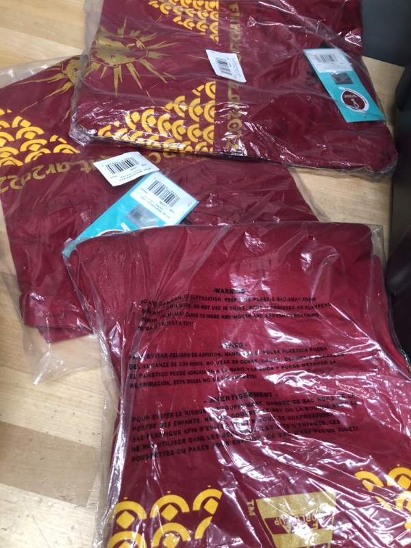 Photo 2 of * 3 shirts* Outerstuff Men's FIFA World Cup Trophy Short Sleeve Tee Mens World Cup 2022 Large Burgundy