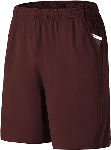 Photo 1 of LETAOTAO Men's Big and Tall Shorts Cotton Jogger Sweat Shorts with Zipper Pockets XLARGE
