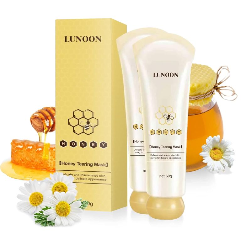 Photo 1 of 4pcs yomidren 2PCS-Honey-Tearing-Peel-Mask,Peel Off Face Mask,Blackhead Control Honey Peel Mask for Face,Tiktok 2023 Honey Tearing Mask Peel Mask Dead Skin Clean Pores Shrink-2PC dated 03-2026
