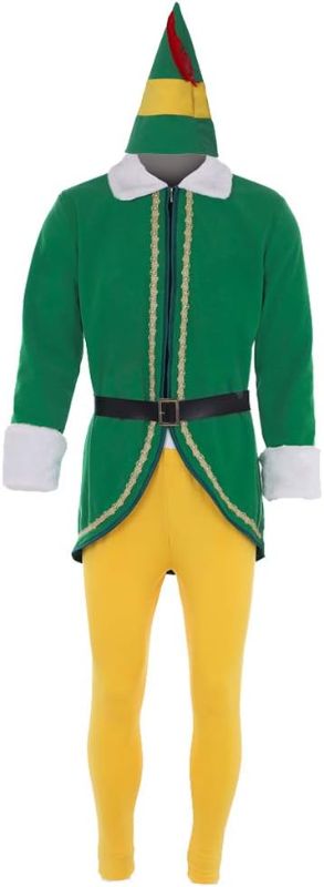 Photo 1 of CosplayDiy Mens Elf Costume Buddy Costume Christmas ELF Cosplay Full Set Costumes
