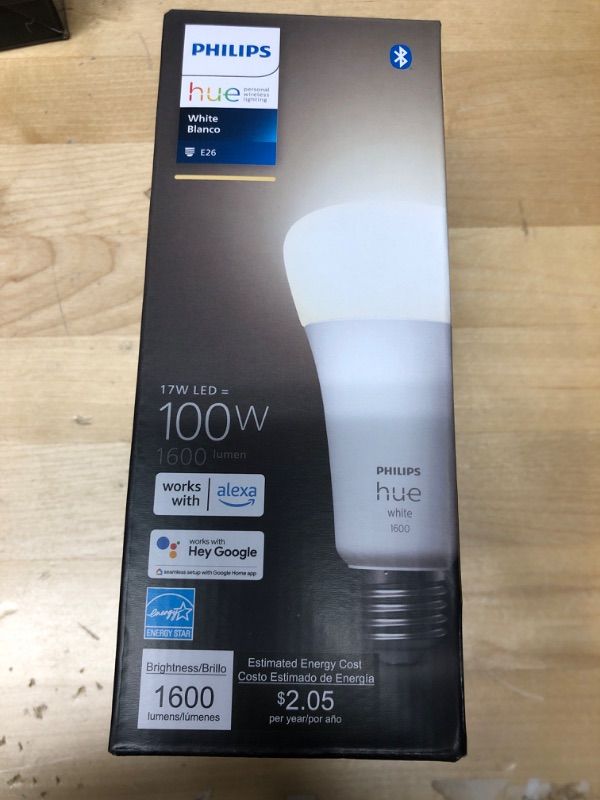 Photo 2 of Hue White and Color Ambiance E12 LED 40W
