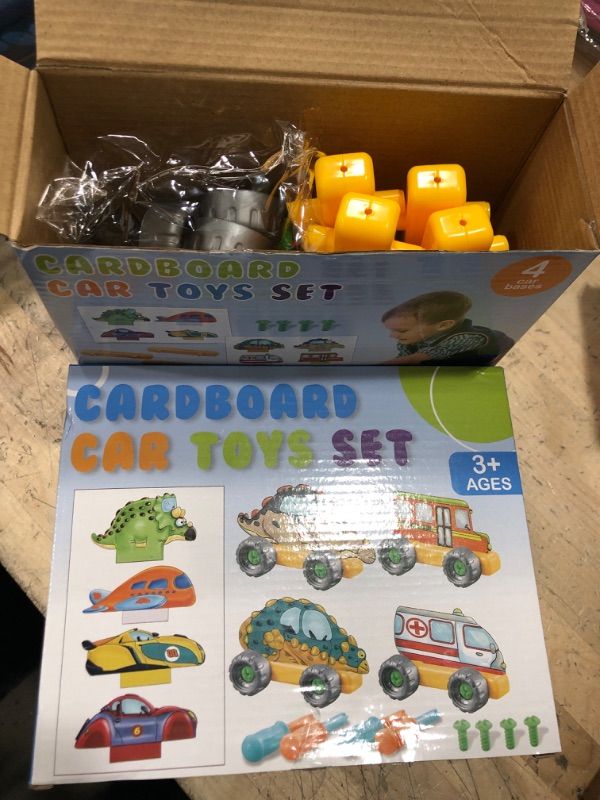 Photo 2 of 2 pack - Kidtastic STEM Car Take Apart Toy Set - Fun and Educational Construct and Play Set for Boys and Girls - Develops STEM Skills with Take Apart Cars for Kids who Love Learning and Building