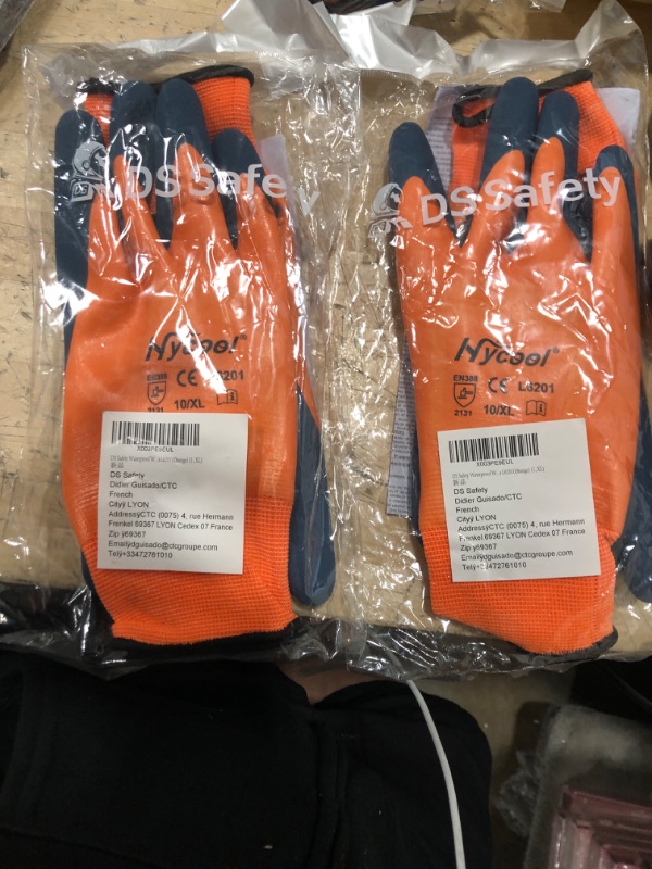 Photo 1 of 2 pack - DS Safety Waterproof Work Gloves Hycool Grip Working Gloves