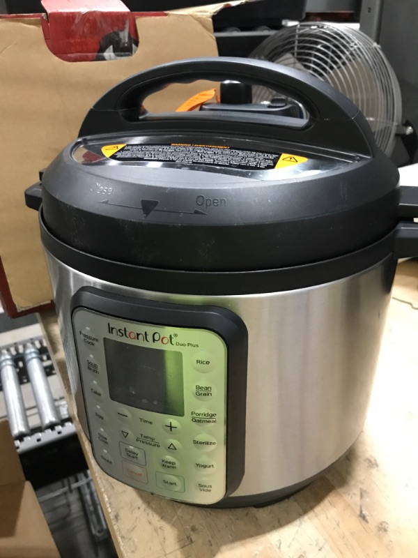 Photo 2 of (PARTS ONLY)Instant Pot Duo Plus 9-in-1 Electric Pressure Cooker, Slow Cooker, Rice Cooker, Steamer, Sauté, Yogurt Maker, Warmer & Sterilizer, Includes App With Over 800 Recipes, Stainless Steel, 6 Quart 6QT Duo Plus