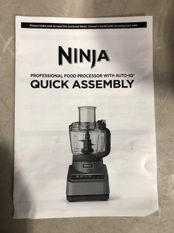 Photo 5 of * powers on * unable to test further * 
Ninja Professional Plus 9-Cup Food Processor Special Edition
