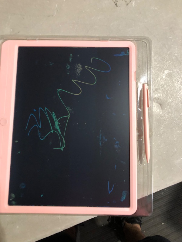 Photo 2 of *PREV USED*
LCD Writing Tablet for Kids 15 Inch Doodle Boards Drawing Tablet pink