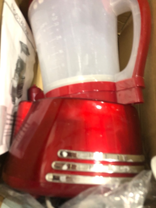 Photo 2 of **PARTS ONLY-SEE COMMENTS** ostalgia Electrics Red Retro Series Hot Chocolate Maker