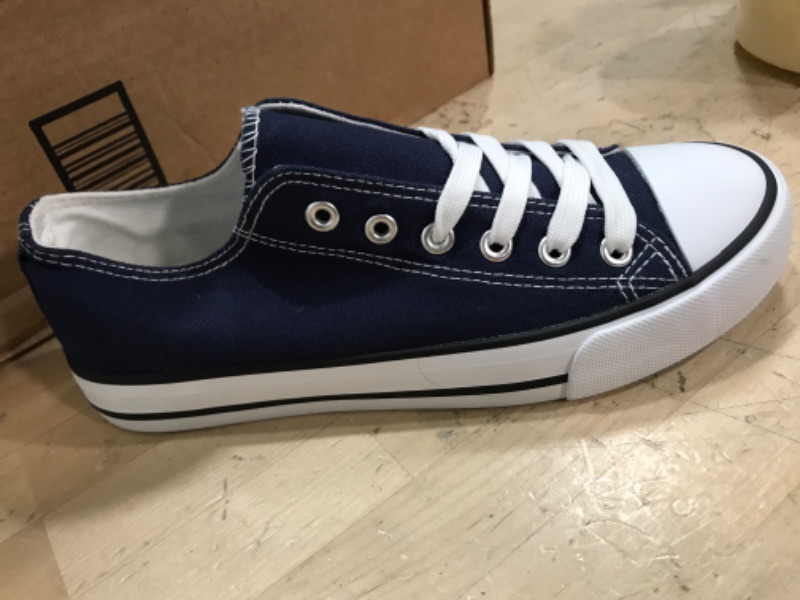 Photo 2 of Canvas Sneakers for Walking,Running, Gymwear, Daily Use Sneakers  Women  (Navy) SIZE 7 WOMEN