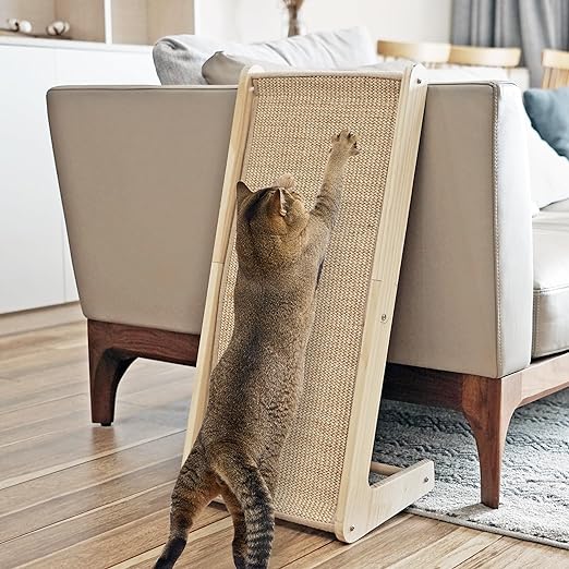 Photo 1 of * used *
PETKARAY Cat Scratcher, Sisal Cat Scratch Pad, Durable Wall Scratching Board for Indoor Cats