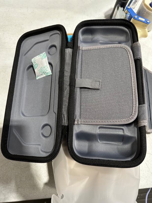 Photo 1 of Carrying Case for Steam Deck Console, Protective Hard Shell Portable Storage Bag With Pockets for Steam Deck AC Charger & Other Accessories Built-in Stand Carry Bag for Travel