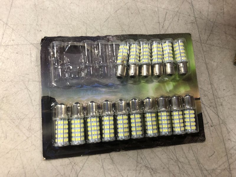 Photo 1 of 20 Pcs Extremely Super Bright 1156 1141 1003 BA15s 68-SMD LED Replacement Light Bulbs for RV Indoor Lights 