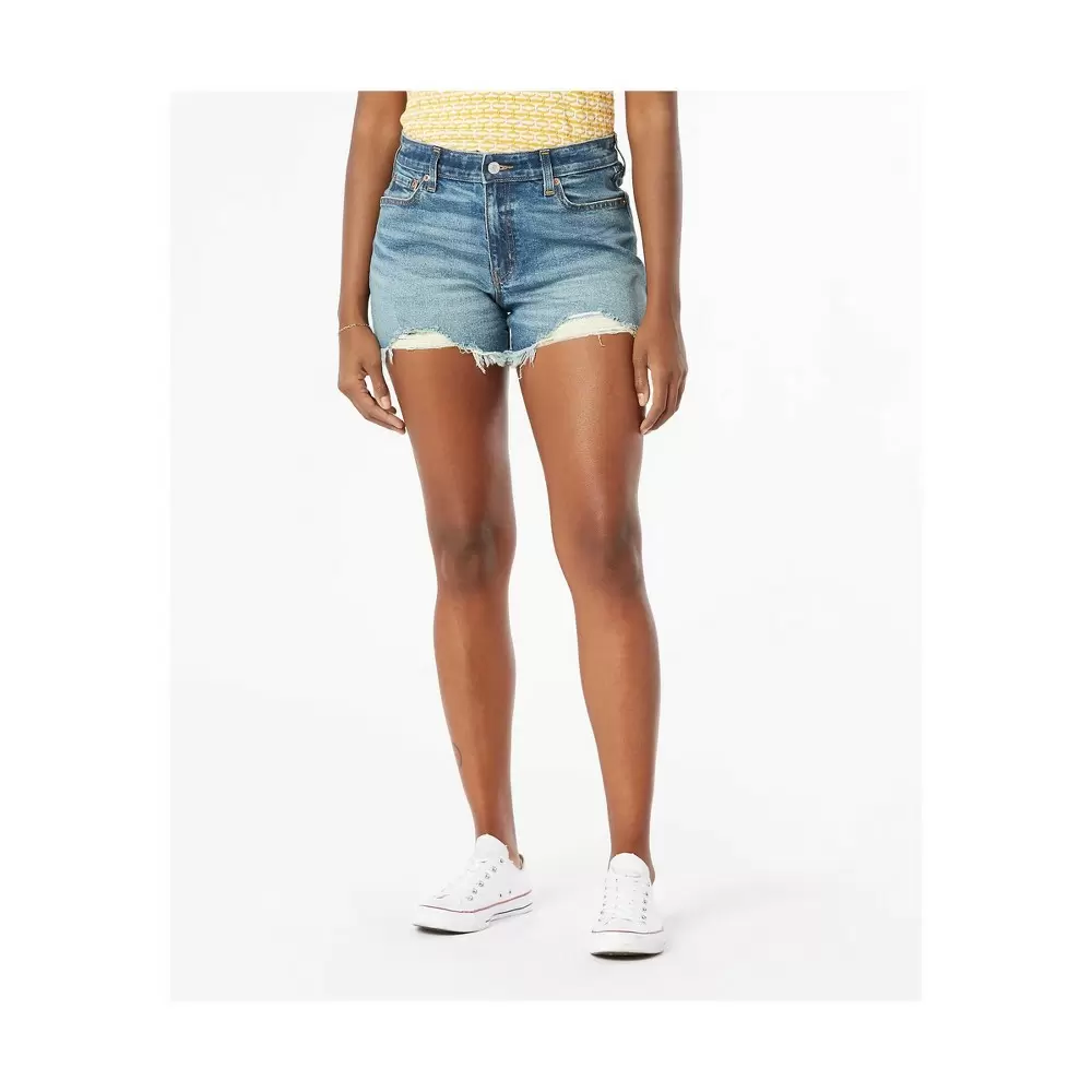 Photo 1 of DENIZEN from Levi's Women's High-Rise 3" Jean Shorts - Solano Beach 4 W27
